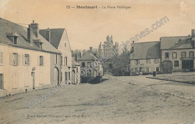 Carte postale ancienne Montmort — Montmort-Lucy (Marne)