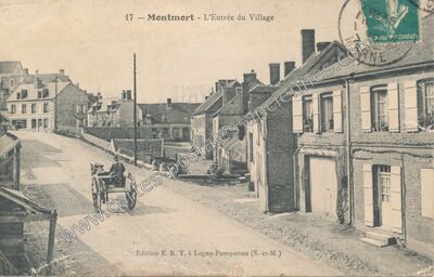 Carte postale ancienne Montmort — Montmort-Lucy (Marne)