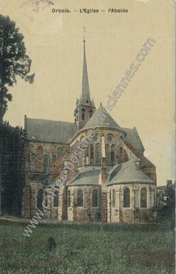 Carte postale ancienne Orbais — Orbais-l'Abbaye (Marne)