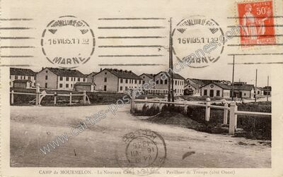 Carte postale ancienne Mourmelon — Saint-Hilaire-le-Grand (Marne)