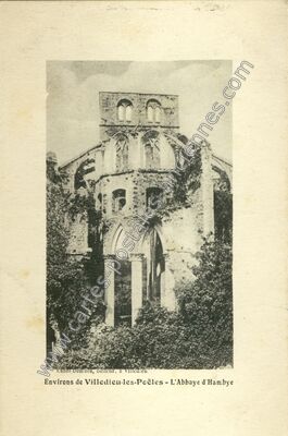 Carte postale ancienne Abbaye d'Ambye — Non Localisée (Manche)
