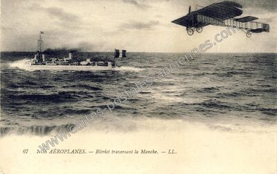 Carte postale ancienne Nos Aeroplanes — Non Localisée (Manche)