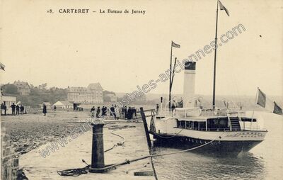 Carte postale ancienne Carteret — Barneville-Carteret (Manche)