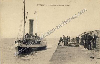 Carte postale ancienne Carteret — Barneville-Carteret (Manche)