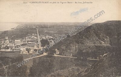 Carte postale ancienne Carolles Plage — Carolles (Manche)