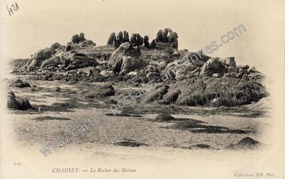 Carte postale ancienne Chausey — Granville (Manche)