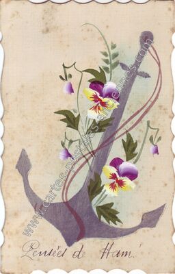 Carte postale ancienne Ham — Le Ham (Manche)
