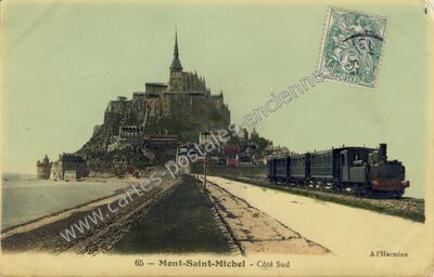 Carte postale ancienne Côté Sud — Le Mont-Saint-Michel (Manche)