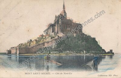 Carte postale ancienne Côté du Nord-Est — Le Mont-Saint-Michel (Manche)