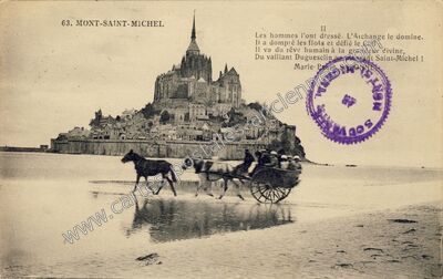 Carte postale ancienne Mont Saint-Michel — Le Mont-Saint-Michel (Manche)