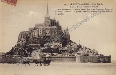 Carte postale ancienne Côté Sud Est — Le Mont-Saint-Michel (Manche)