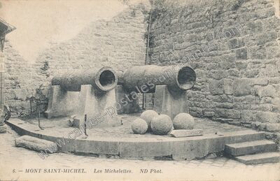 Carte postale ancienne Les Michelettes — Le Mont-Saint-Michel (Manche)