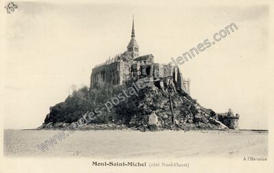 Carte postale ancienne Mont-Saint-Michel — Le Mont-Saint-Michel (Manche)