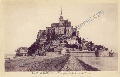 Carte postale ancienne Le Mont St Michel — Le Mont-Saint-Michel (Manche)