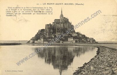 Carte postale ancienne Mont St Michel — Le Mont-Saint-Michel (Manche)