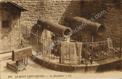 Carte postale ancienne Les Michelettes — Le Mont-Saint-Michel (Manche)
