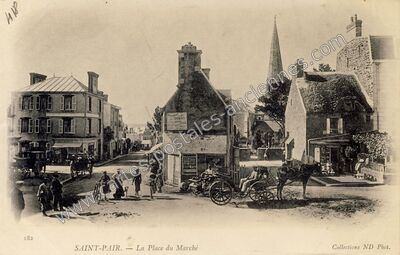 Carte postale ancienne St Pair — Saint-Pair-sur-Mer (Manche)