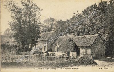 Carte postale ancienne St Pair — Saint-Pair-sur-Mer (Manche)