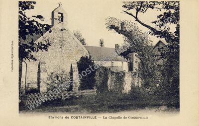 Carte postale ancienne La Chapelle de Gonneville — Gonneville (Manche)