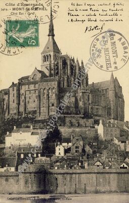 Carte postale ancienne Côte d'Émeraude — Le Mont-Saint-Michel (Manche)