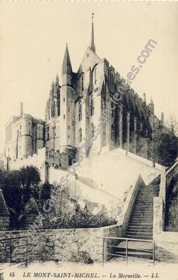 Carte postale ancienne La Merveille — Le Mont-Saint-Michel (Manche)