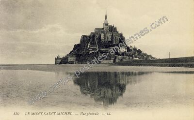 Carte postale ancienne Vue générale — Le Mont-Saint-Michel (Manche)