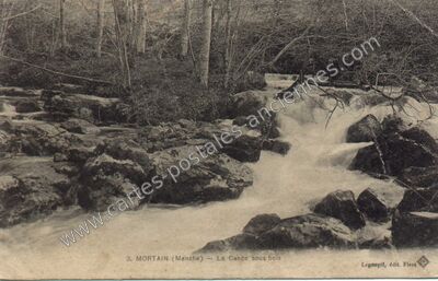 Carte postale ancienne La Cance sous bois — Mortain (Manche)
