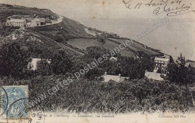 Carte postale ancienne Landemer — Urville-Nacqueville (Manche)