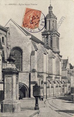 Carte postale ancienne Eglise Sainte-Thérèse — Angers (Maine-et-Loire)