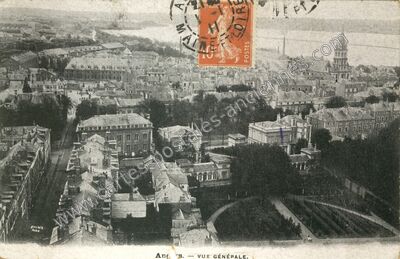 Carte postale ancienne Vue générale — Angers (Maine-et-Loire)