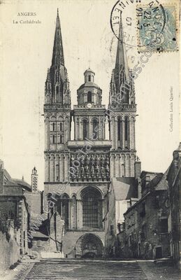 Carte postale ancienne La Cathédrale — Angers (Maine-et-Loire)