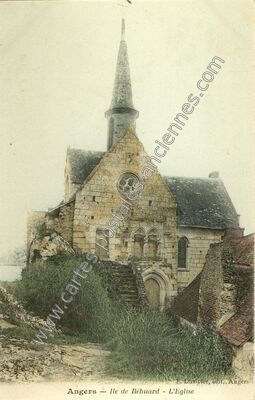 Carte postale ancienne Ile de Behuard — Béhuard (Maine-et-Loire)