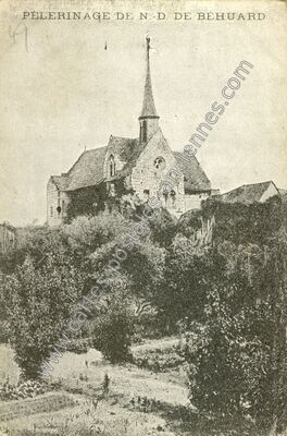 Carte postale ancienne N D'de Behuard — Béhuard (Maine-et-Loire)