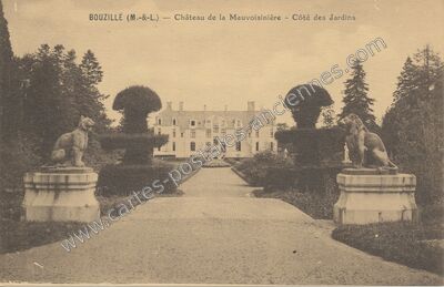 Carte postale ancienne Chateau de la Mauvaisiniere — Bouzillé (Maine-et-Loire)