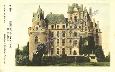 Carte postale ancienne Chateau de Brissac — Brissac-Quincé (Maine-et-Loire)