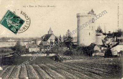 Carte postale ancienne Treves — Chênehutte-Trèves-Cunault (Maine-et-Loire)