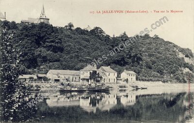 Carte postale ancienne La Jaille-Yvon