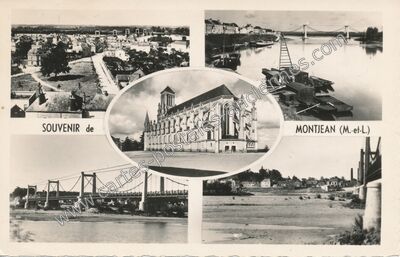 Carte postale ancienne Montjean-sur-Loire