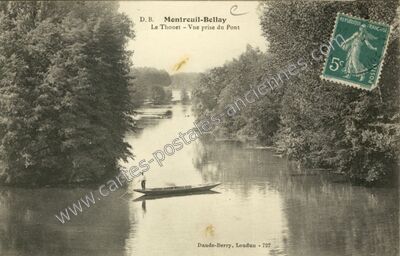 Carte postale ancienne Montreuil-Bellay