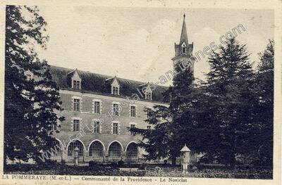 Carte postale ancienne Communauté de la Providence - Le Noviciat — La Pommeraye (Maine-et-Loire)