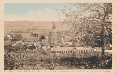 Carte postale ancienne Saint-Aubin-de-Luigné