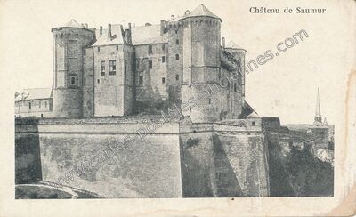 Carte postale ancienne Chateau de Saumur — Saumur (Maine-et-Loire)