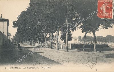 Carte postale ancienne Le Chardonnet — Saumur (Maine-et-Loire)