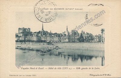 Carte postale ancienne Château de Saumur — Saumur (Maine-et-Loire)