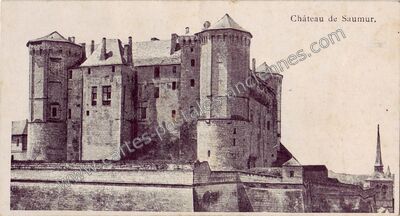 Carte postale ancienne Château — Saumur (Maine-et-Loire)