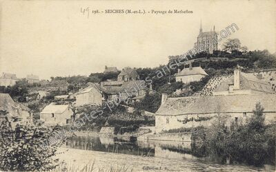 Carte postale ancienne Seiches — Seiches-sur-le-Loir (Maine-et-Loire)