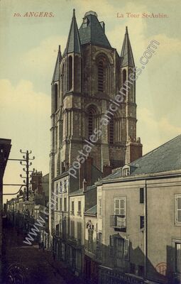 Carte postale ancienne La Tour St-Aubin — Angers (Maine-et-Loire)