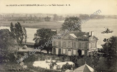 Carte postale ancienne La Pointe et Le Petit Serrant — Bouchemaine (Maine-et-Loire)