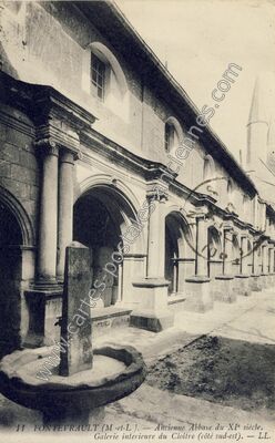 Carte postale ancienne Fontevrault — Fontevraud-l'Abbaye (Maine-et-Loire)