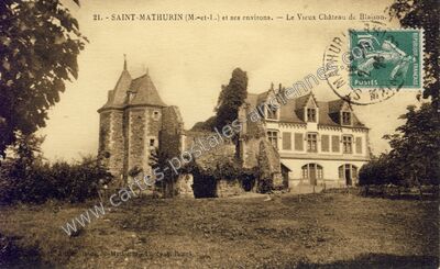 Carte postale ancienne St Mathurin — Saint-Mathurin-sur-Loire (Maine-et-Loire)